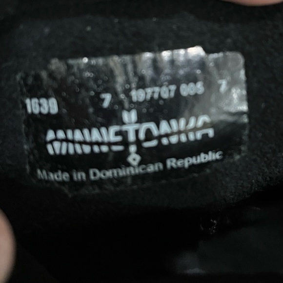 MINNETONKA 3 layer Fringe Suede leather Boots - Picture 8 of 10